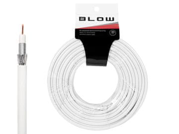 slomart Blow Koaksijalni kabel RG6U CU, 30m, 32x bakreni oplet, bijeli