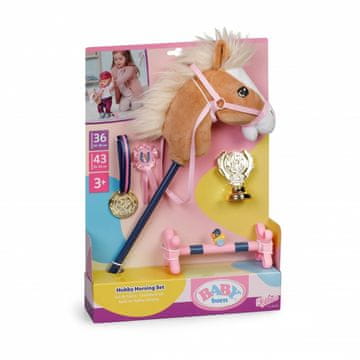 slomart Baby born Hobby Horse Set Dodaci za lutke, konjić, za 43/36 cm