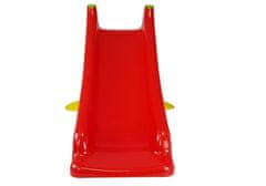 Adorex Vrtni tobogan za djecu s ljestvama s 3 stepenice, crveni 75 cm, 424