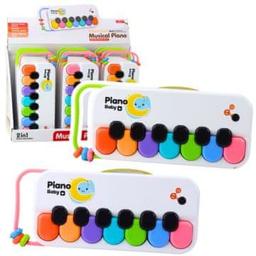 slomart LEAN TOYS interaktivni dječji glazbeni klavir sa svjetlima