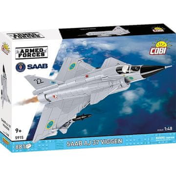 slomart COBI KLOCKI Saab AJ 37 Viggen građevni blokovi, 881 element