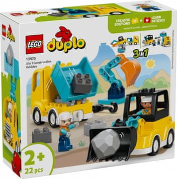 slomart LEGO DUPLO 10475 Građevinska vozila, 3 u 1