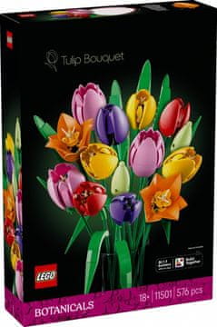 slomart LEGO 11501 Buket tulipana, komplet 576 dijelova