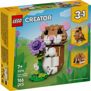 slomart LEGO Creator 3u1 Slatki hrčak s cvijetom 31376
