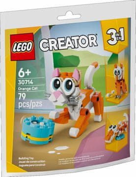 slomart LEGO Creator 3 u 1 30714 Crvena mačka - Izgradite životinje
