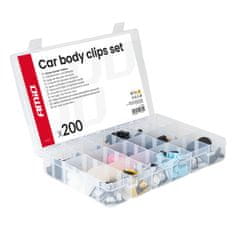 AMIO Set srednjih auto kopči i iglica 200 kom -04739