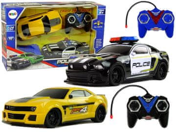 R/C automobili Policijska potjera Patrola Žuti sportski automobili Daljinski upravljači