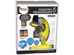 slomart LEAN TOYS Dječji mikroskop Edukativni set Žuti