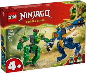 slomart LEGO NINJAGO Bitka u smrtonosnom mehu Jaya (71853) za djecu od 4 godine