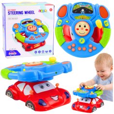 slomart Interaktivni Volan s Projektorom i Zvučnim Efektima - LEAN TOYS