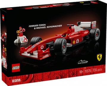 slomart LEGO Icons Ferrari F2004 & Michael Schumacher 11375, 735 dijelova