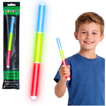 slomart Trobojna palica Glow Stick 31,5 cm, koja svijetli u mraku