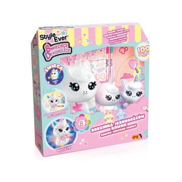 slomart Kreativni set Ukrasi obitelji jednoroga DIY kawaii stil EPEE