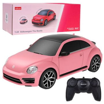 Rastar Volkswagen Beetle UV osjetljivi automobil na daljinsko upravljanje, ružičasti 1:24