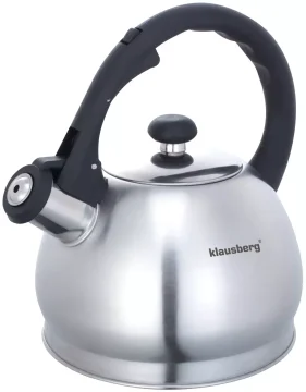 slomart Klasični kuhinjski čajnik, 1,8 l, srebrni, Klausberg