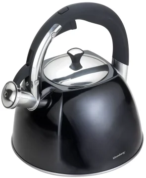 slomart Klausberg Klasični kuhinjski čajnik, 3l, crni