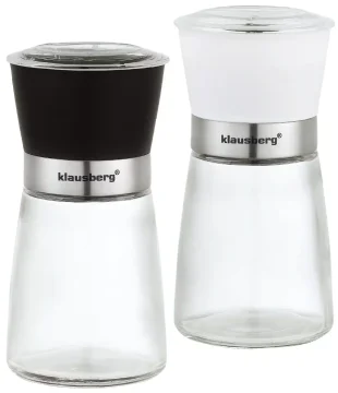 slomart Klausberg set mlinaca za sol i papar, 6 cm