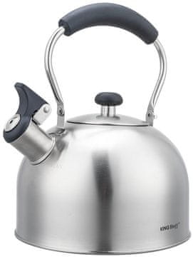 slomart KING Hoff Kuhalo za vodu sa zviždaljkom, 2.5 L, nehrđajući čelik