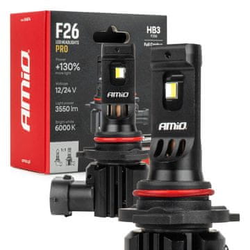 slomart AMiO F26 Pro LumiTec LED žarulje +130% HB3 Canbus za auto
