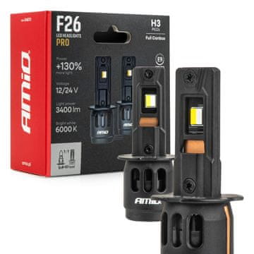slomart AMiO F26 Pro LumiTec LED žarulje +130% H3 Canbus za auto