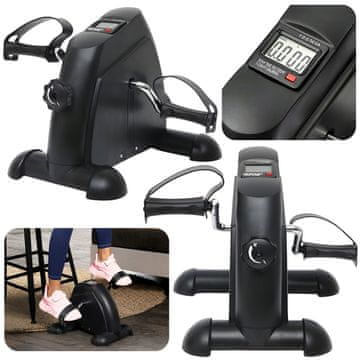 slomart LEAN Mini rehab. rotor 2u1 s LCD zaslonom (crni)