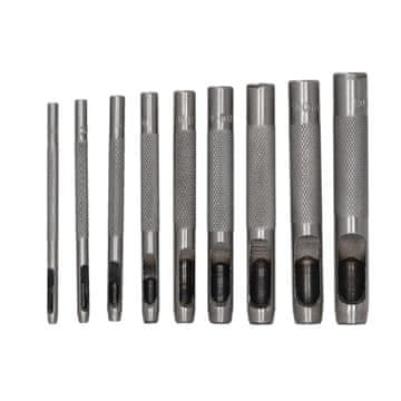 slomart Dedra Set izbijača za meke materijale, 9 komada (2.5-10mm)