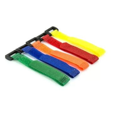 slomart Dedra Velcro vezice, mix boja, 12x150mm, 10 kom