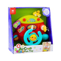 slomart Interaktivni "Mali pilot" volan sa zvukovima Lean Toys
