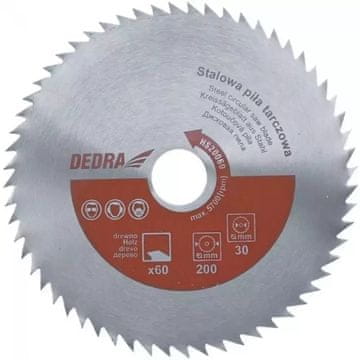 slomart Dedra čelična kružna pila 250x30 mm, 60 zuba