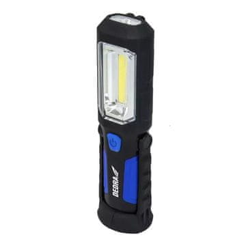 slomart Punjiva LED svjetiljka Dedra 3W COB + 1W LED, 250lm, s USB punjačem