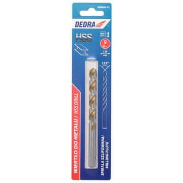 slomart Dedra Svrdlo za metal HSS 4341, 135, 9x125mm, 1 kom