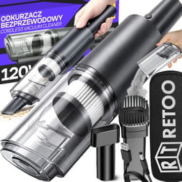 slomart Akumulatorski ručni usisavač RTO OR1337, 120W, HEPA filter