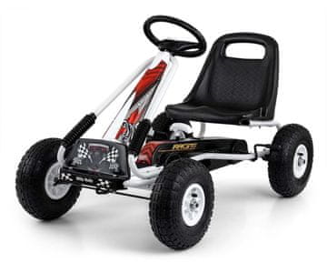 slomart Gokart na pedale Milly Mally Thor bijeli