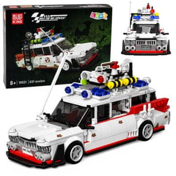 slomart LEAN TOYS Građevni blokovi: Duh Autobusa, bijeli, 631 el.