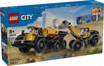 slomart LEGO 60494 City Damper i prednji utovarivač, 1132 komada