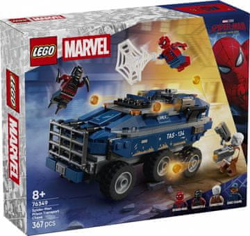 slomart LEGO 76349 Marvel Potjera Spider-Mana za zatvorskim vozilom, komplet 367 dijelova