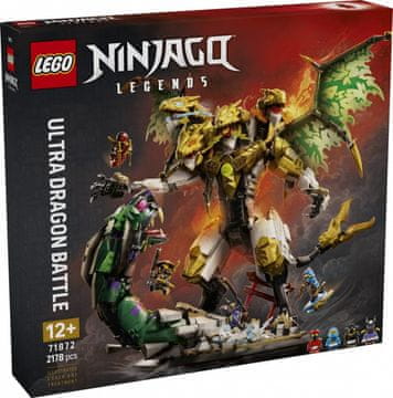 slomart LEGO 71872 Ninjago Bitka s ultrazmajem, 2178 kockica, 4 minifigure