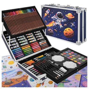 slomart Set za slikanje - astronaut MAALEO, 145 komada