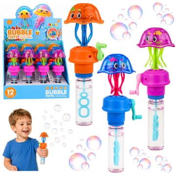 slomart Mjehurići LEAN TOYS u obliku meduze s LED svjetlom