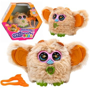 slomart Interaktivni lik Stvorenje Genie Pets, svjetleći, zvučni, s privjeskom, bež
