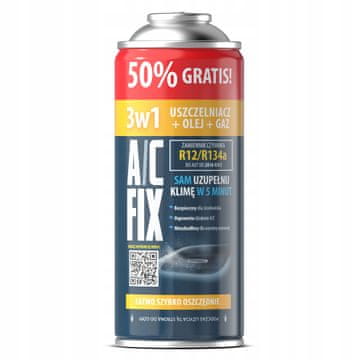 slomart Plin za klimu Blow AC FIX 3u1 R134a 235g