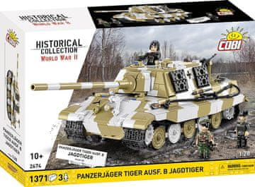 slomart COBI Panzerjäger Tiger Ausf. B Jagdtiger građevni blokovi 1371 komada