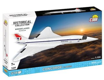 slomart Gradivni blokovi: Zrakoplov Concorde G-BBDG (518 elemenata)