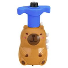slomart Interaktivna kapibara vrtenje LEAN TOYS s LED svjetlima i melodijama (12,5 cm)
