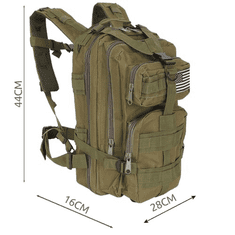 Trizand planinarski ruksak, 26 L, zeleni