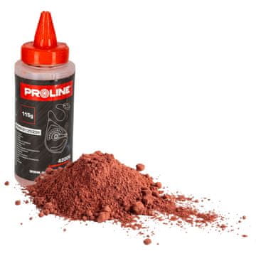 slomart Proline Kreda za trasiranje crvena 115g, plastični dozator