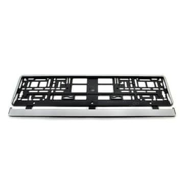 slomart AMiO Okvir za registarske tablice, srebrni, 53 cm