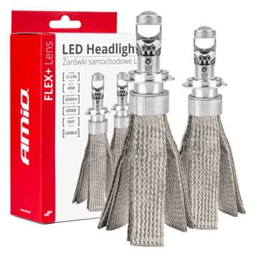 slomart LED auto žarulje AMiO Flex+ H7 sa lećom 6000K Canbus