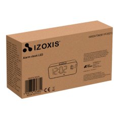 slomart IZOXIS LED budilka/sat sa zvučnim senzorom, 24736