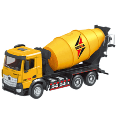 Huina Metalna mješalica za beton, građevinsko vozilo, , žuta 1:50